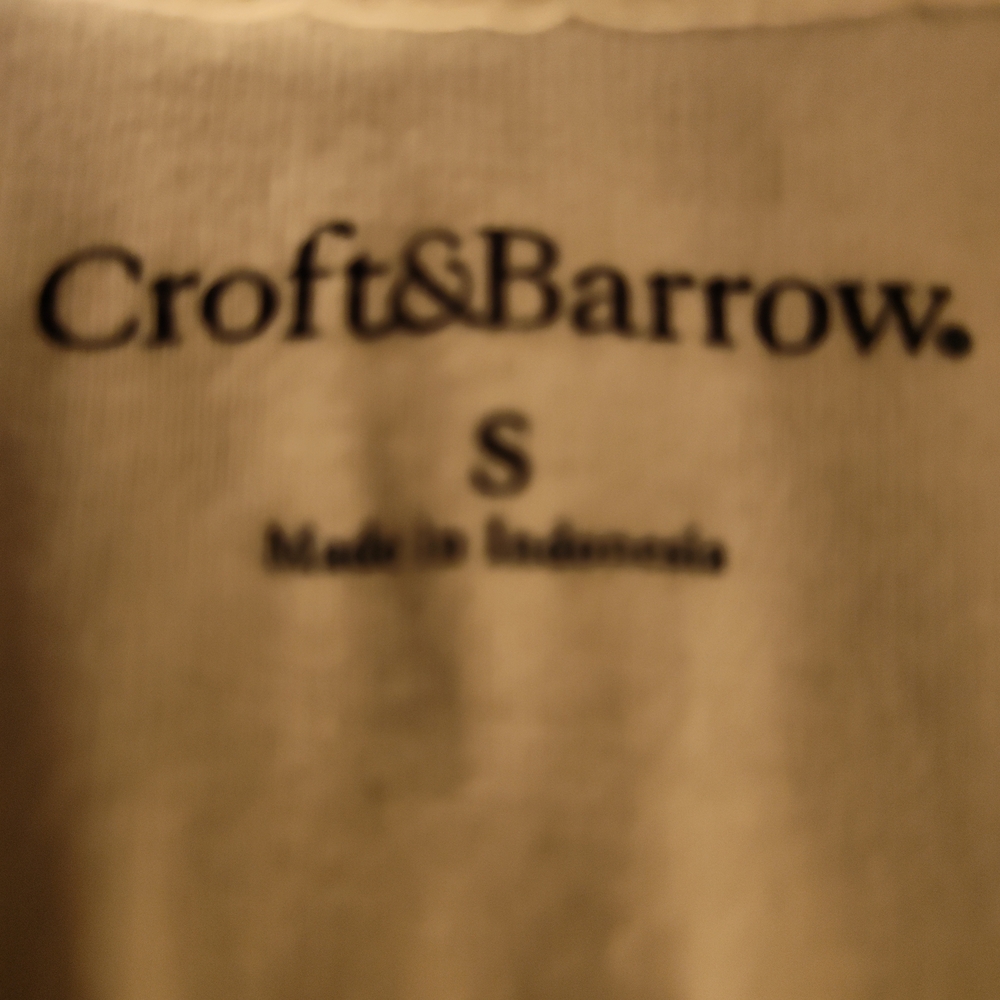 Croft & Barrow Women's' White Polo Shirt - Picture 3 of 3